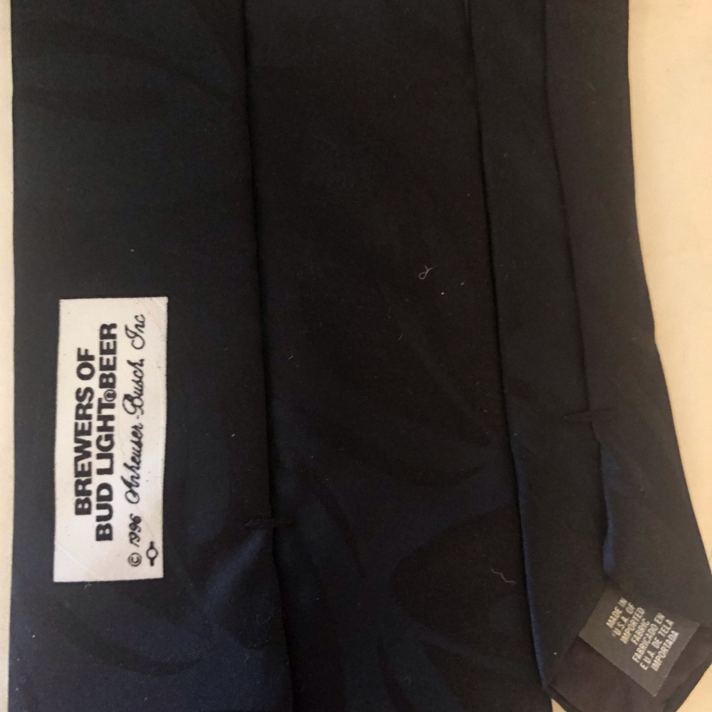 Brewers Of Bud Light Beer Genuine Collection Poly Tie